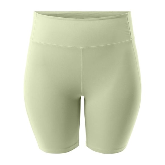 girlfriend collective Pants - Girlfriend Collective Matcha High-Rise Bike Short Medium